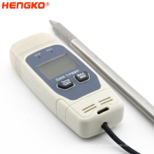 Hengko HK-J9A103 Wireless USB Temp Temper (Rh.) Datos Logger para almacenamiento y transporte